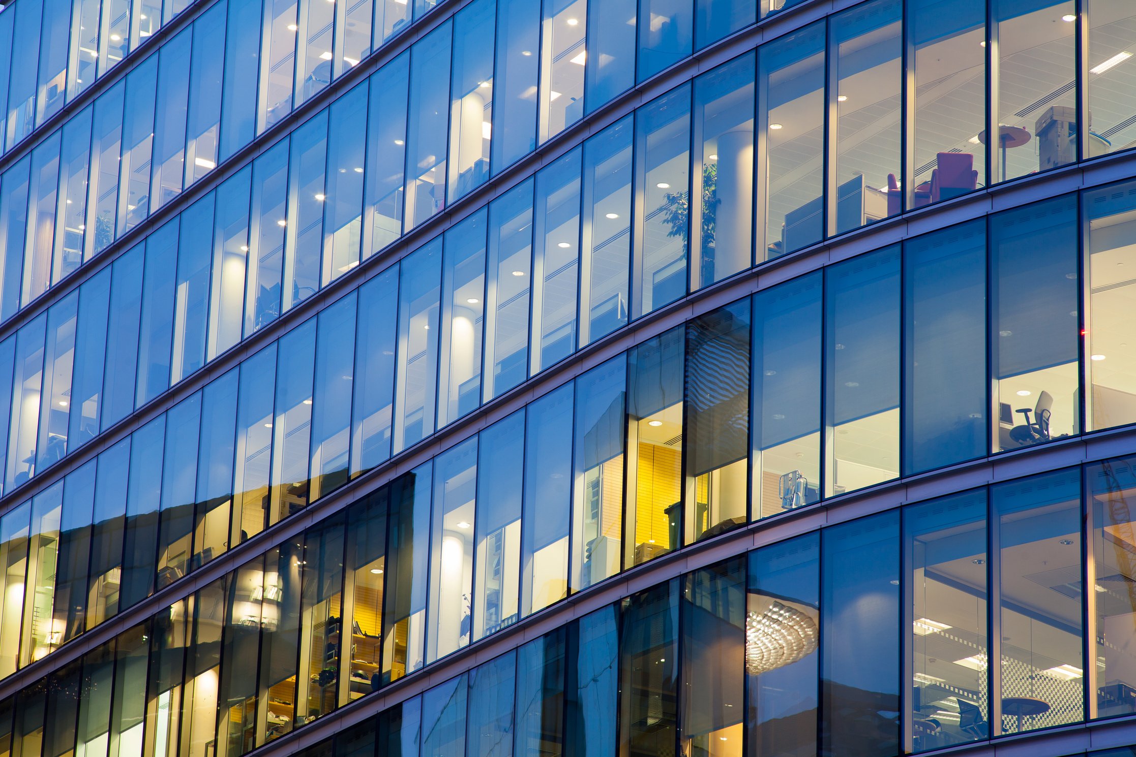 Window Skyscraper Business Office, Corporate building in London, England, UK